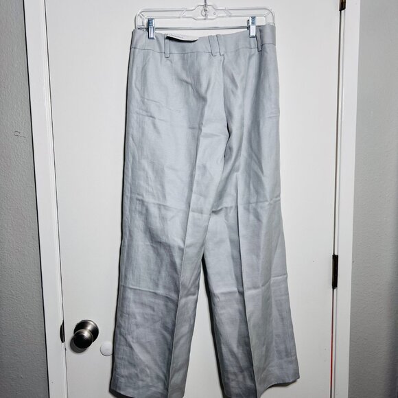 Ann Taylor Loft Petites NWT Marisa Trouser Cropped Silk Linen Women's Size 4P - Picture 6 of 6